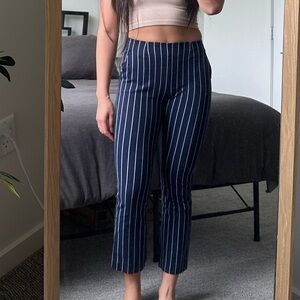 GAP navy blue crop flare pants | size 4